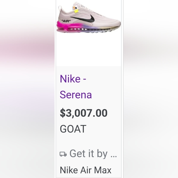 Nike airmax Off white Serena Williams sneakers - Picture 9 of 9